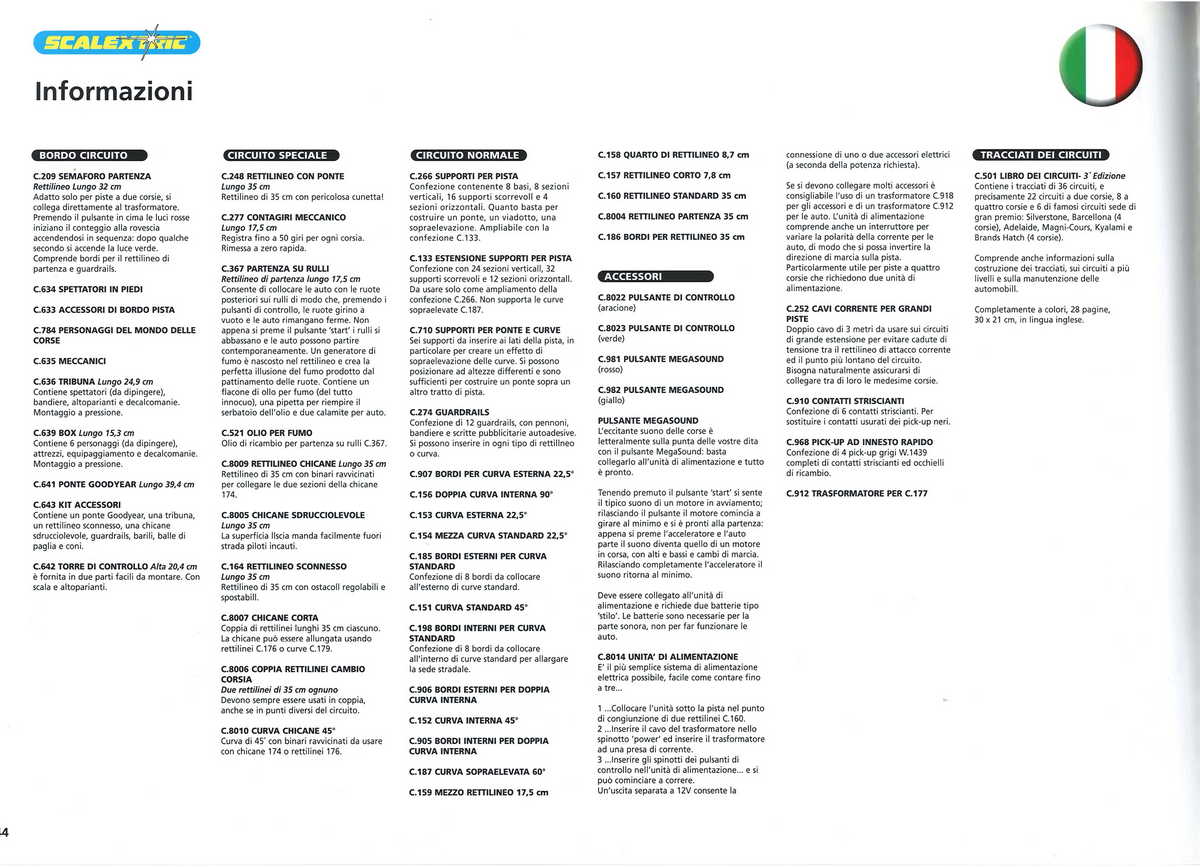 Scalextric Catalogue 1999 page 46