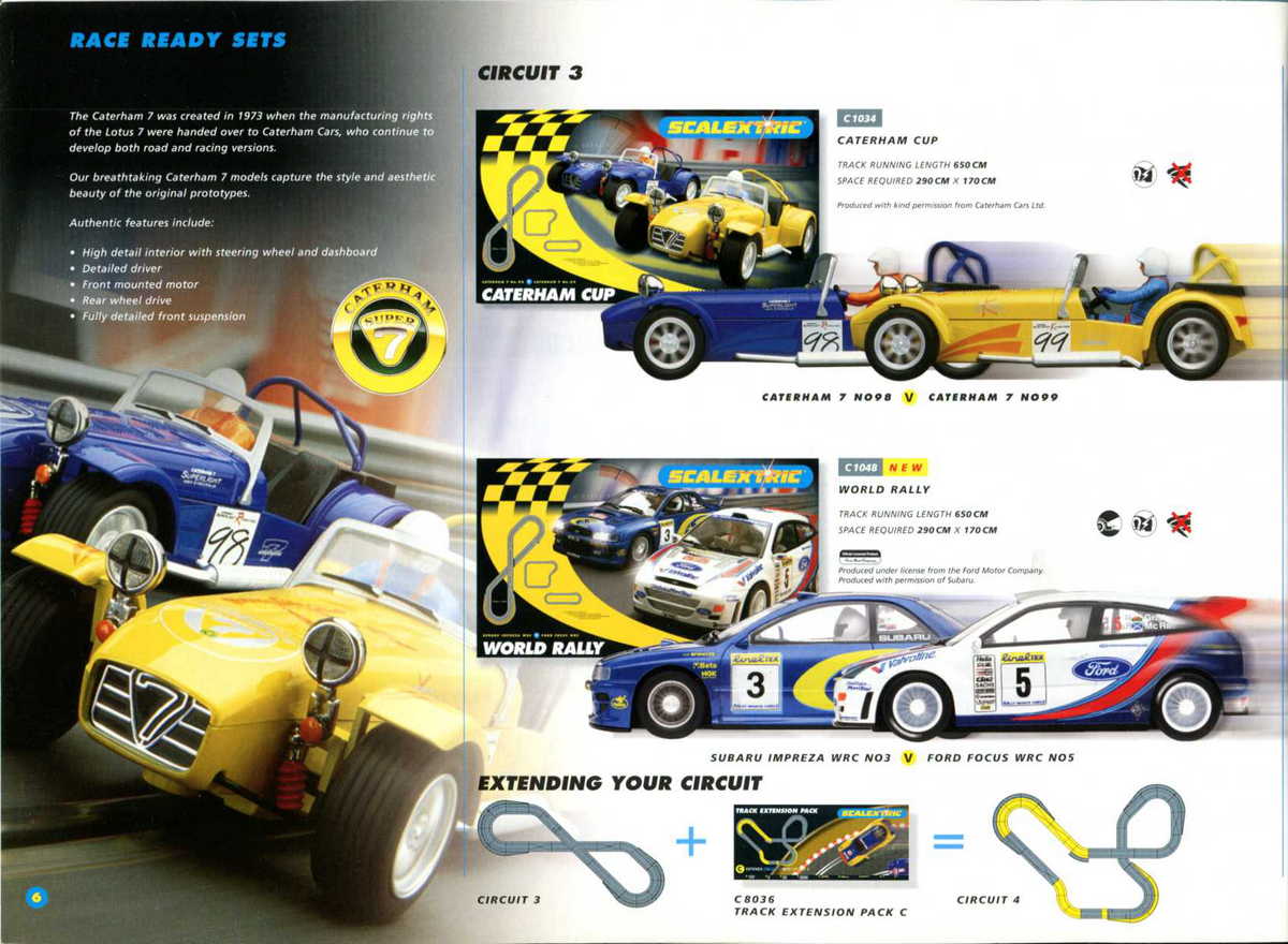 Scalextric Catalogue 2000 page 8