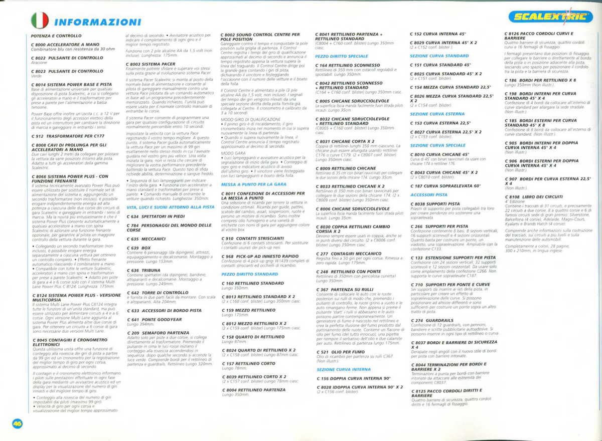 Scalextric Catalogue 2000 page 48