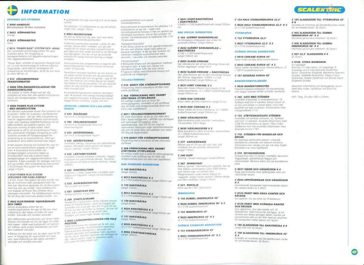 Scalextric Catalogue 2000 page 49