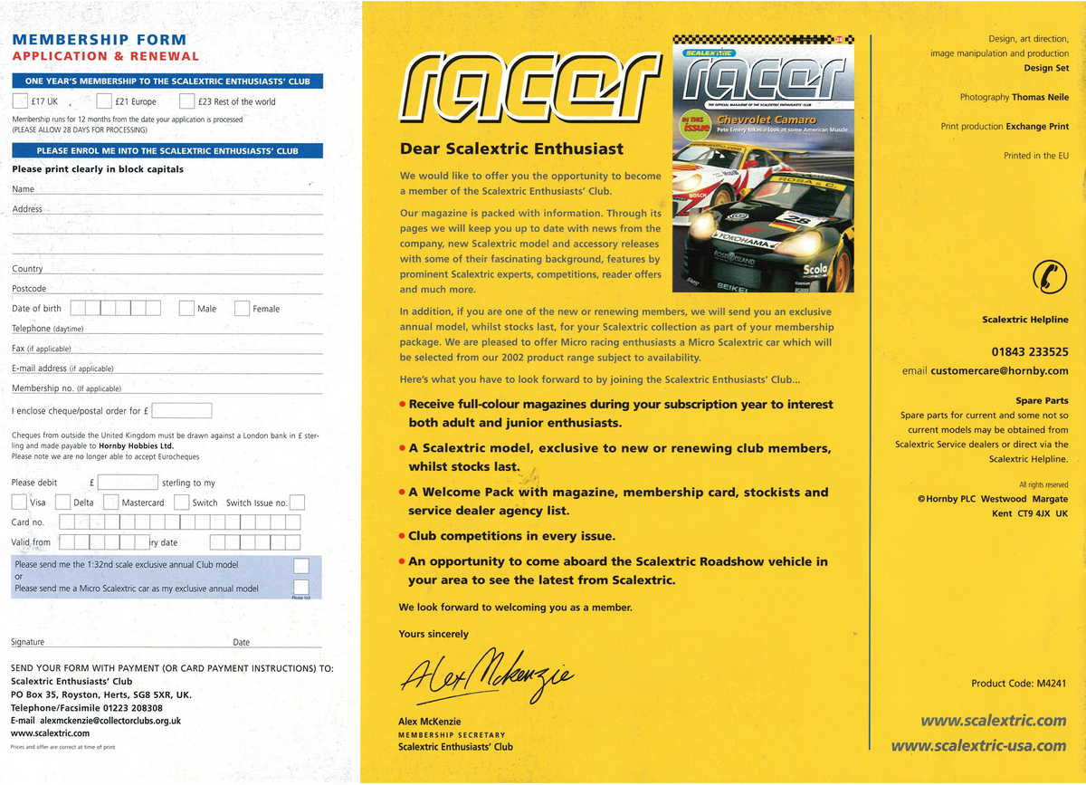 Scalextric Catalogue 2002 page 12