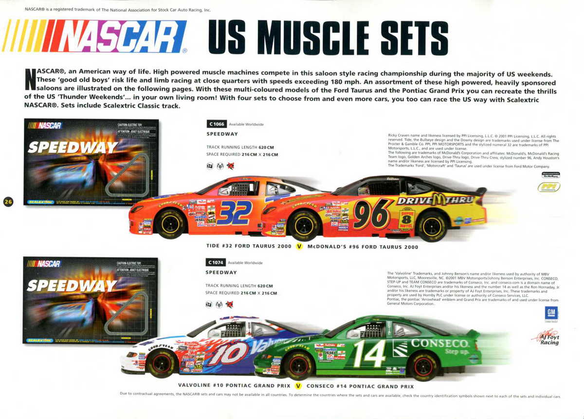 Scalextric Catalogue 2002 page 28
