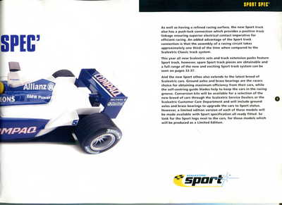 Scalextric Catalogue 2002 page 3