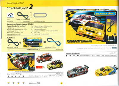 Scalextric Catalogue 2003 page 40