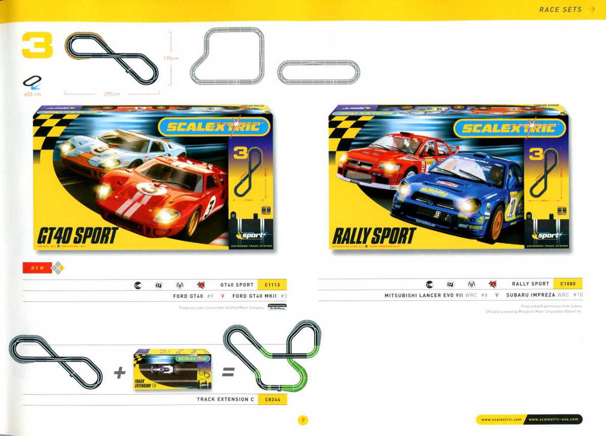 Scalextric Catalogue 2003 page 9