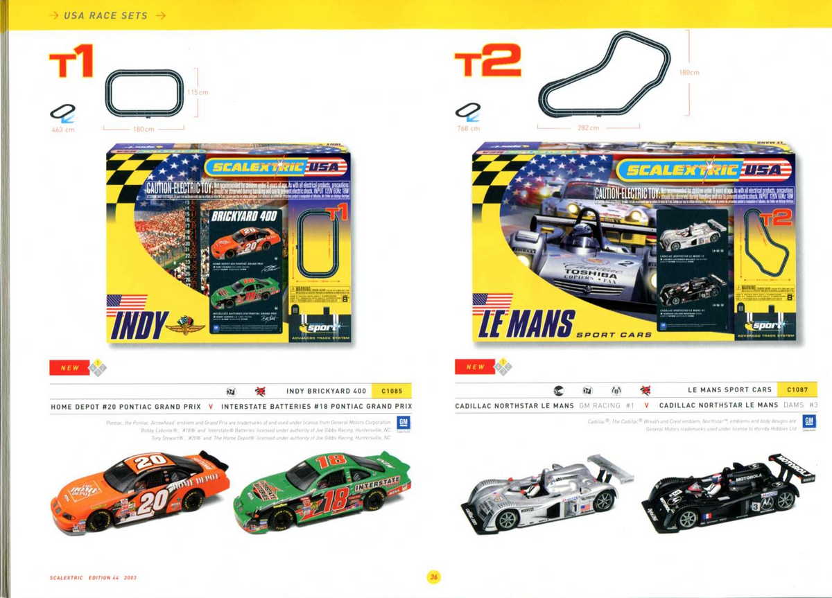 Scalextric Catalogue 2003 page 38