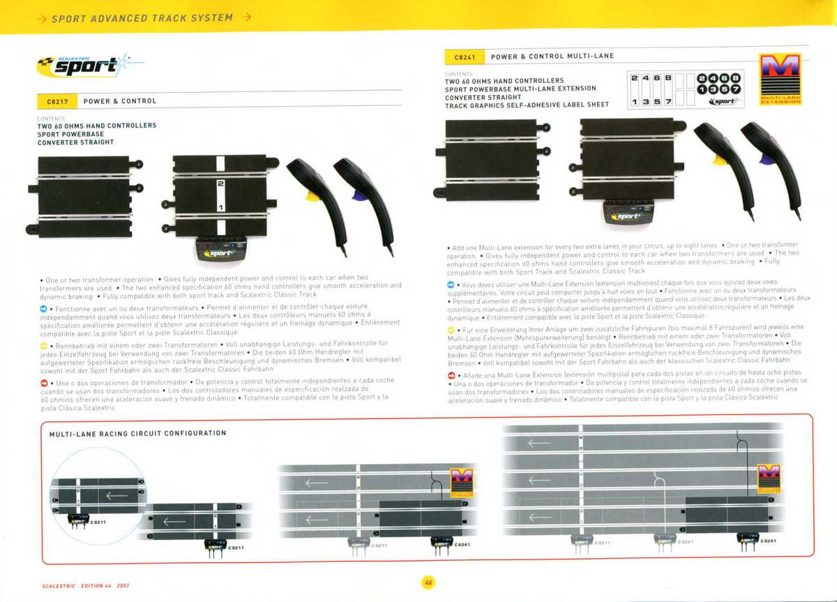 Scalextric Catalogue 2003 page 48