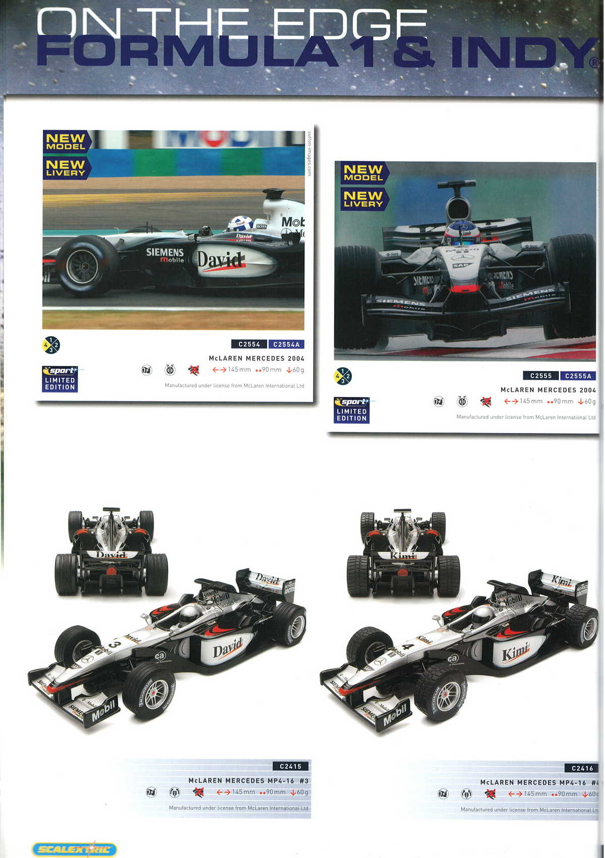 Scalextric Catalogue 2004 page 12