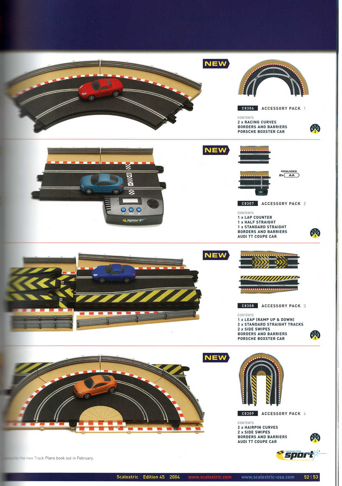 Scalextric Catalogue 2004 page 55