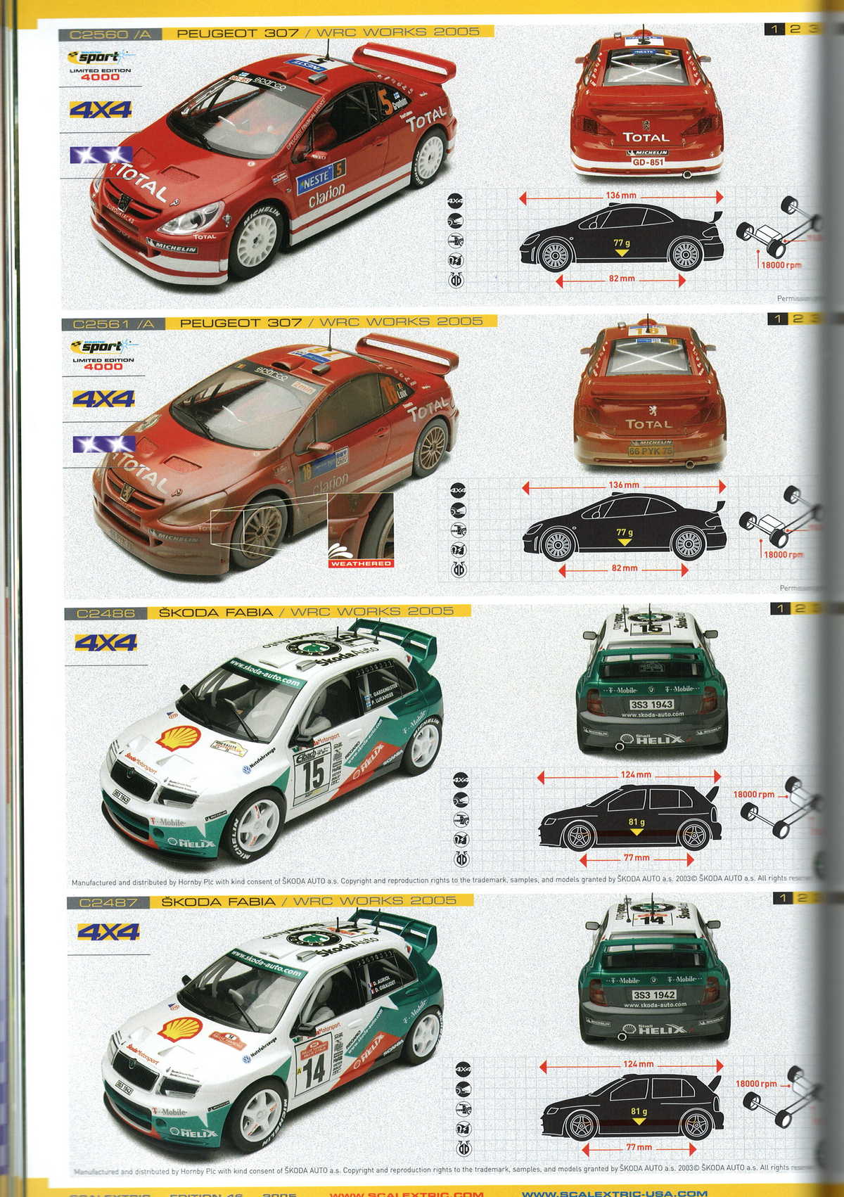 Scalextric Catalogue 2005 page 48
