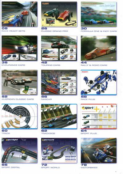 Scalextric Catalogue 2005 page 3