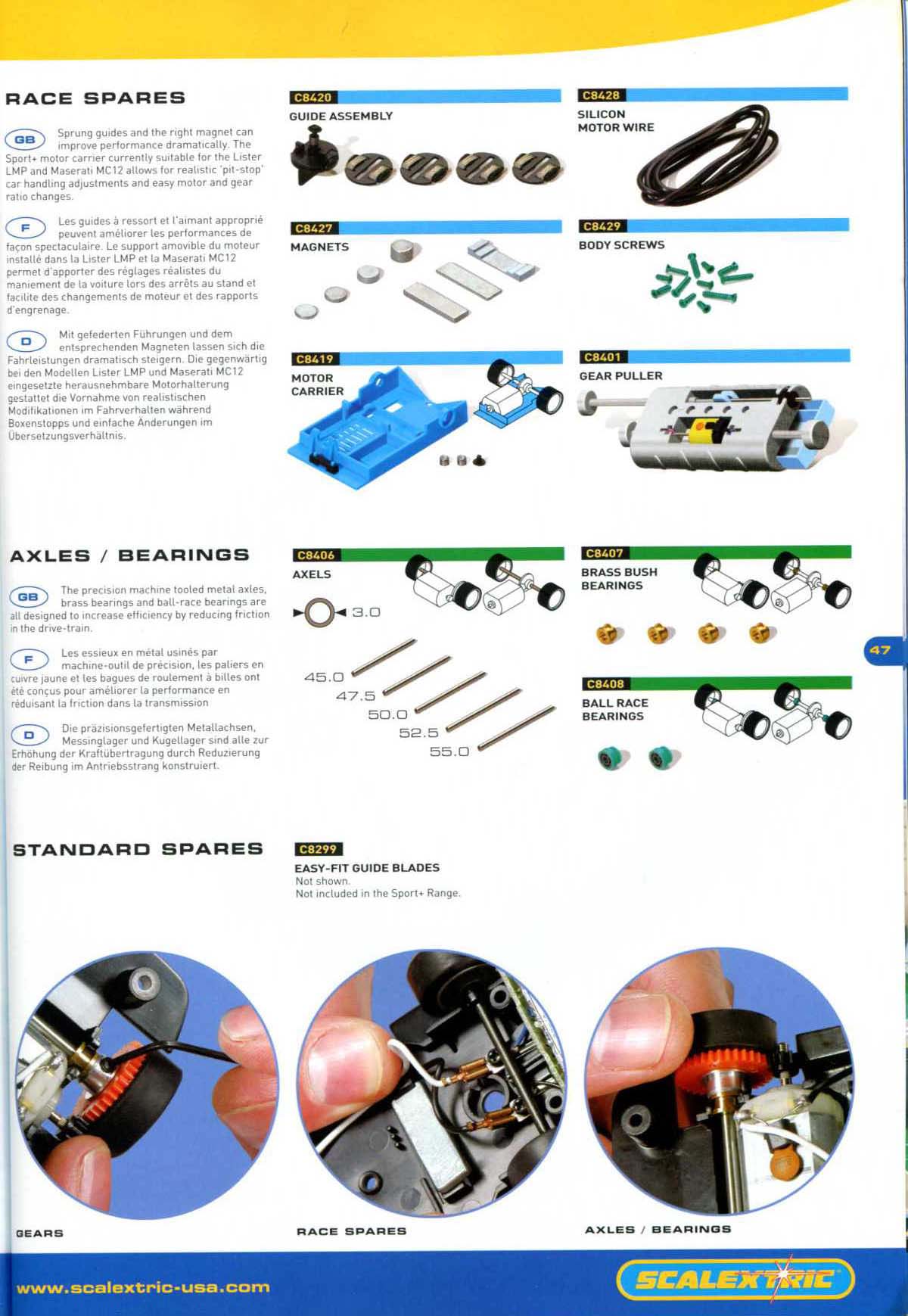 Scalextric Catalogue 2006 page 49