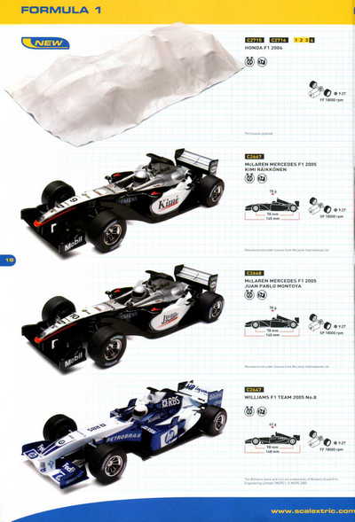 Scalextric Catalogue 2006 page 20