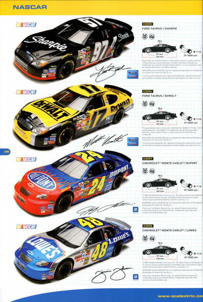 Scalextric Catalogue 2006 page 38