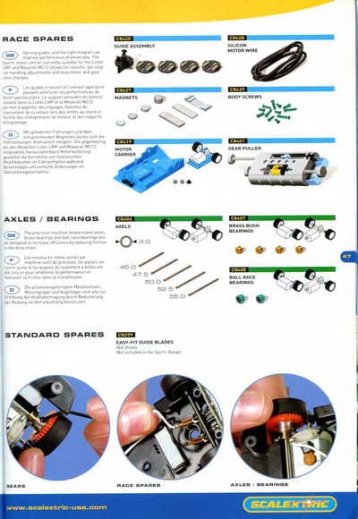Scalextric Catalogue 2006 page 49