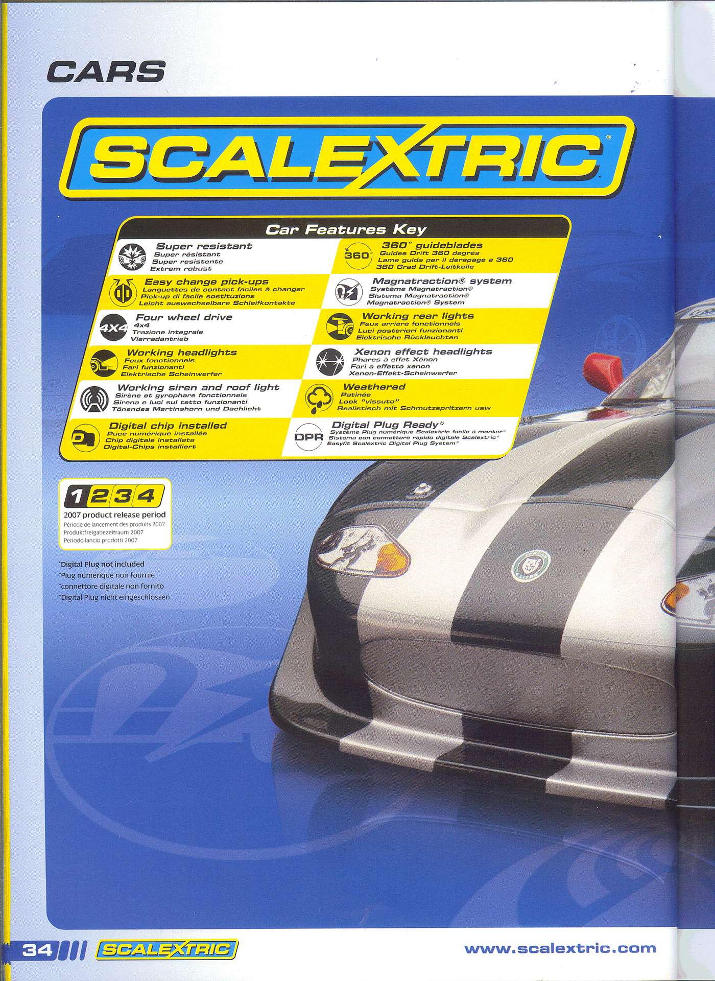 Scalextric Catalogue 2007 page 36