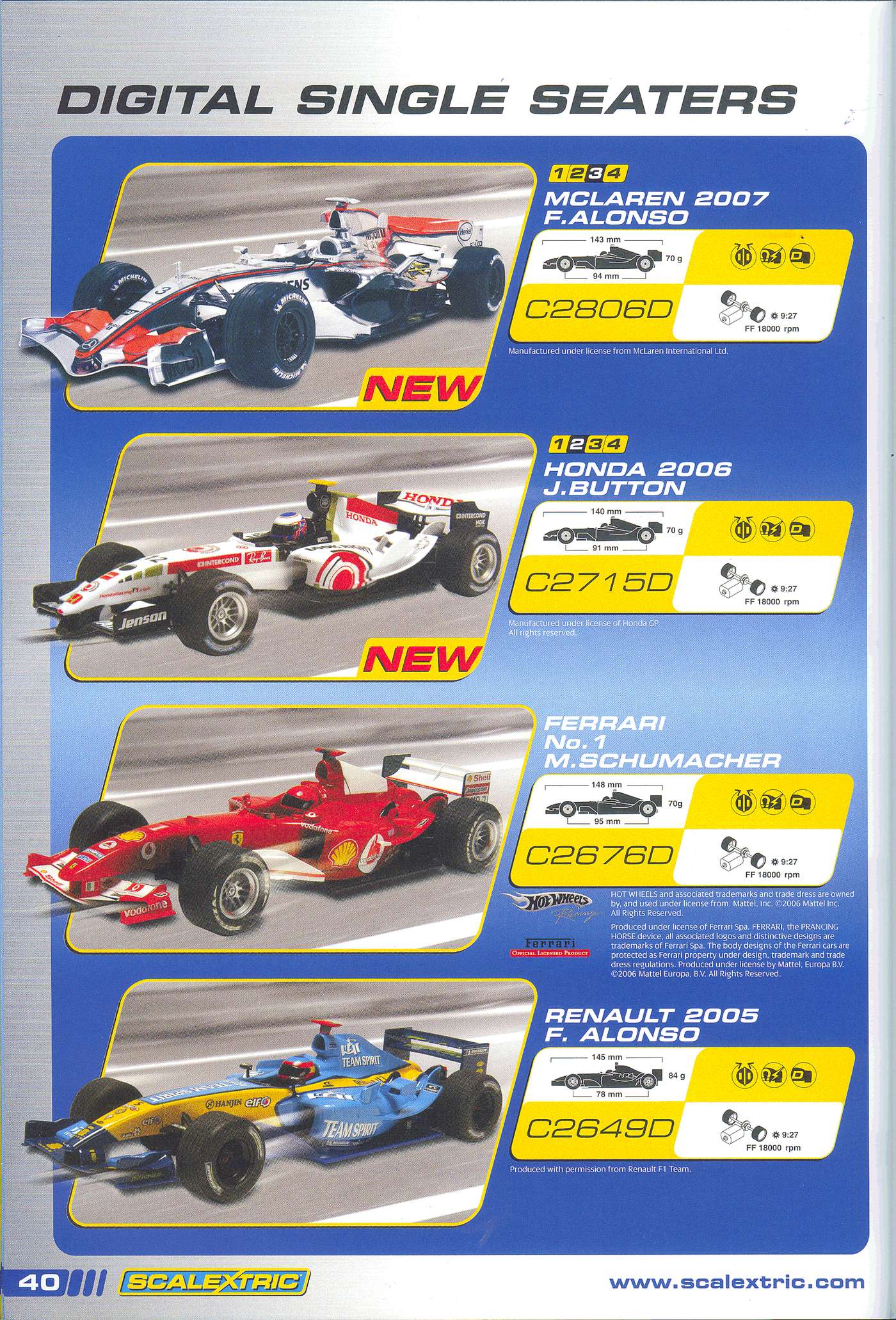 Scalextric Catalogue 2007 page 42