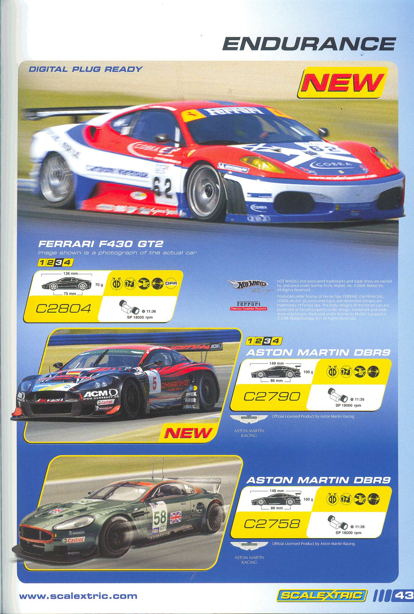 Scalextric Catalogue 2007 page 45