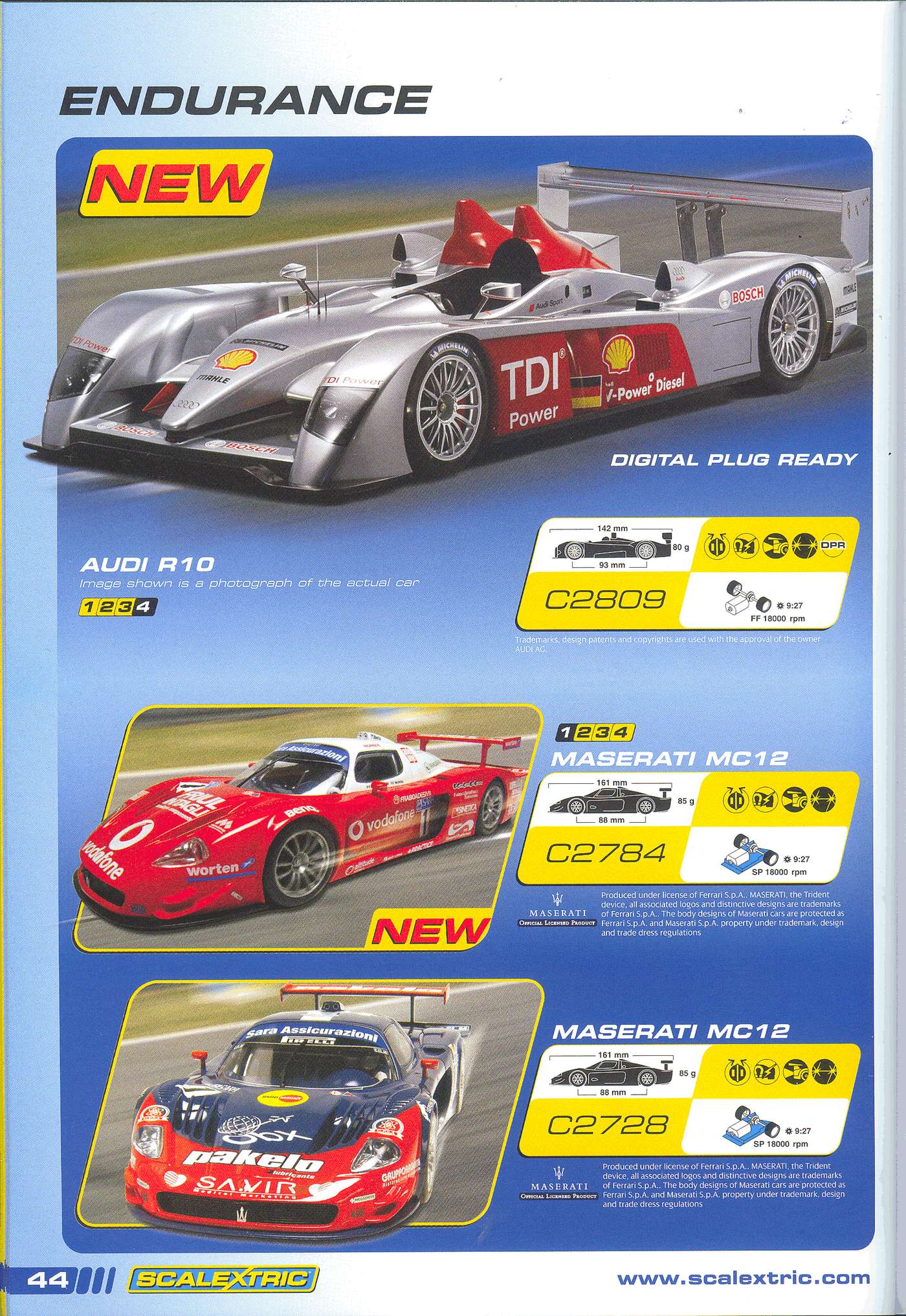 Scalextric Catalogue 2007 page 46