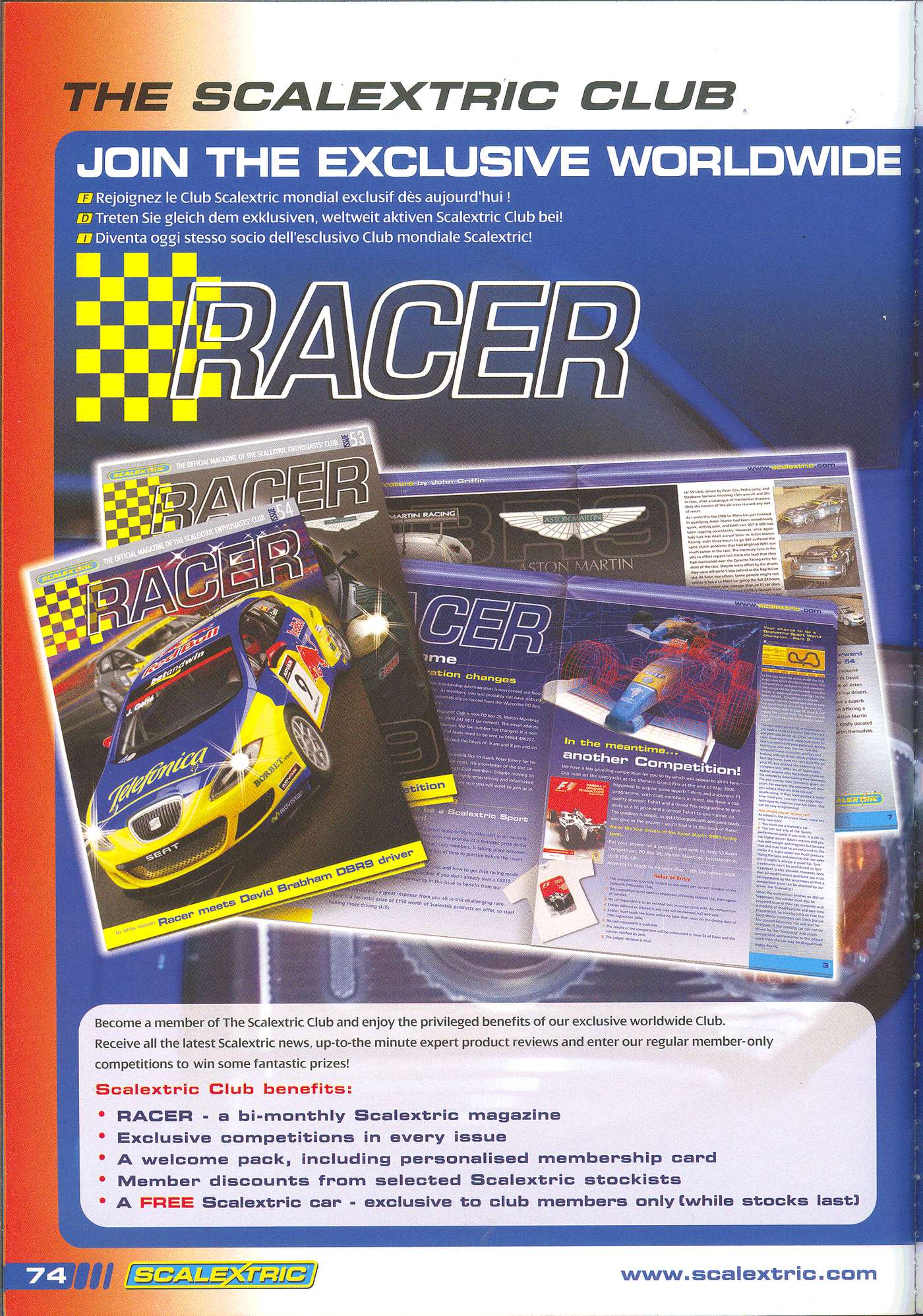 Scalextric Catalogue 2007 page 76