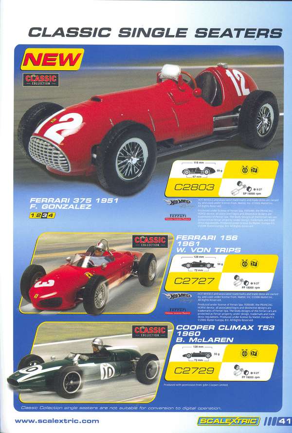 Scalextric Catalogue 2007 page 43