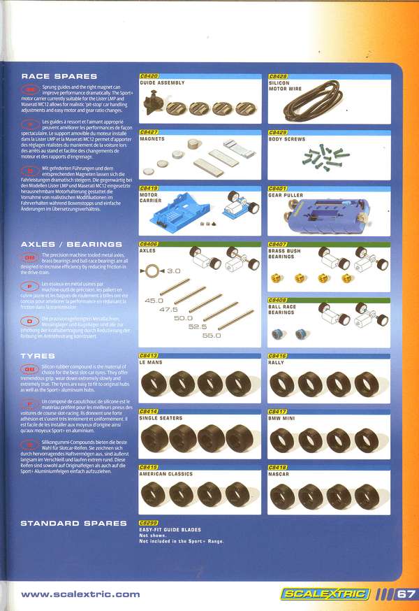 Scalextric Catalogue 2007 page 69