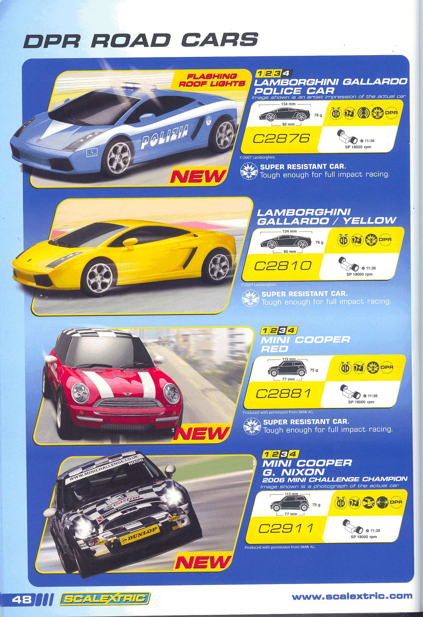 Scalextric Catalogue 2008 page 52