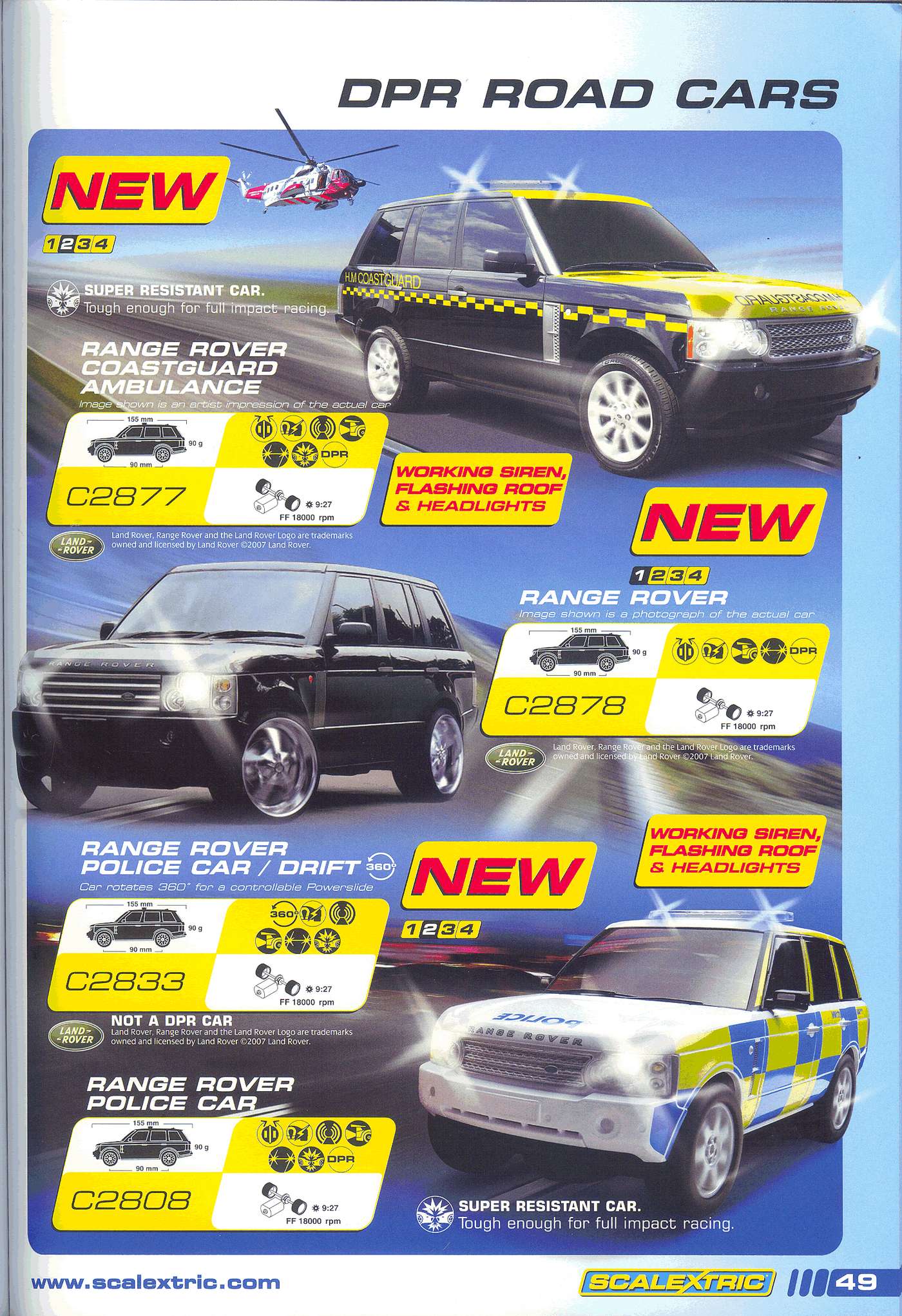 Scalextric Catalogue 2008 page 53