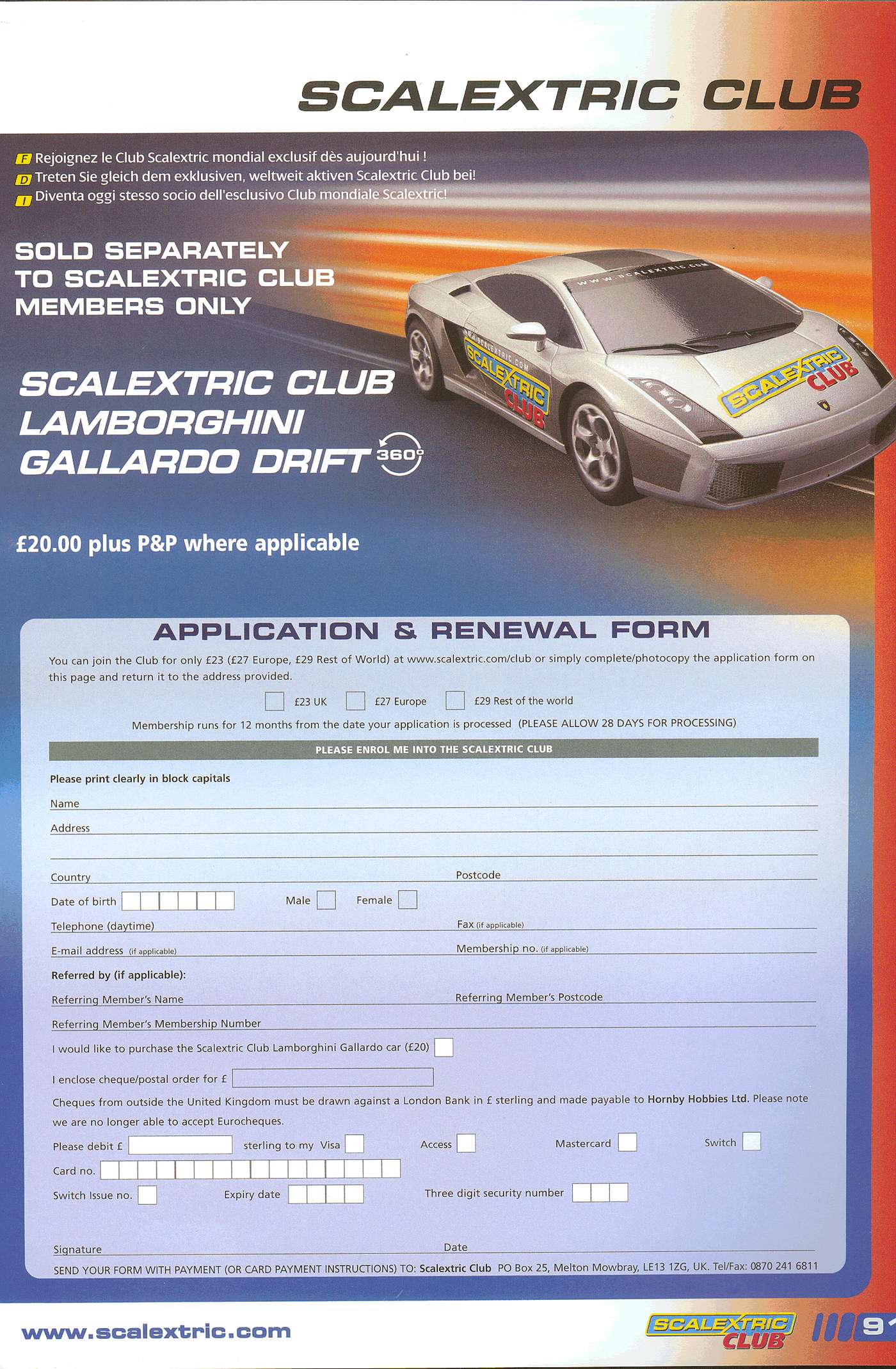 Scalextric Catalogue 2008 page 94