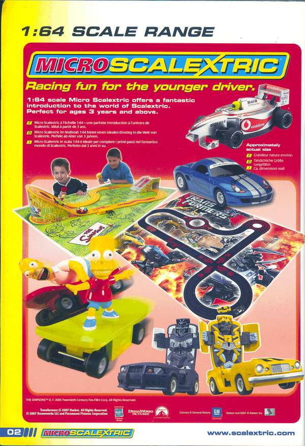 Scalextric Catalogue 2008 page 6