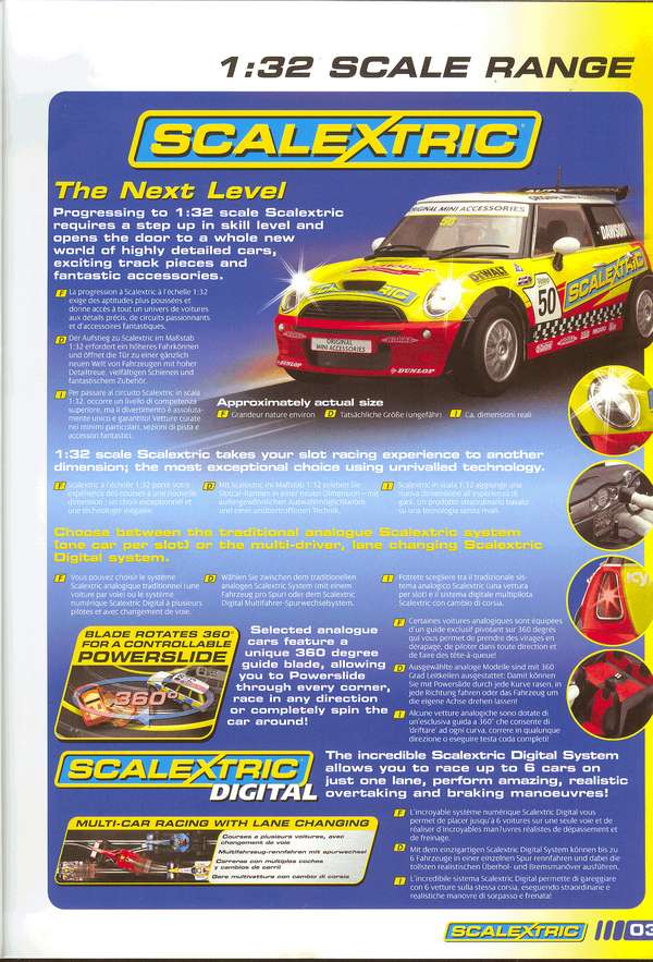 Scalextric Catalogue 2008 page 7