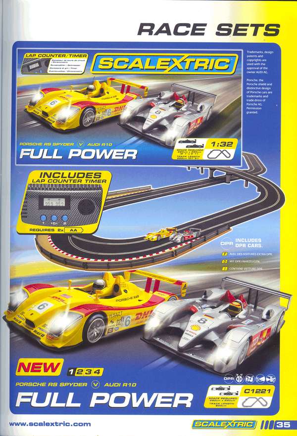Scalextric Catalogue 2008 page 39