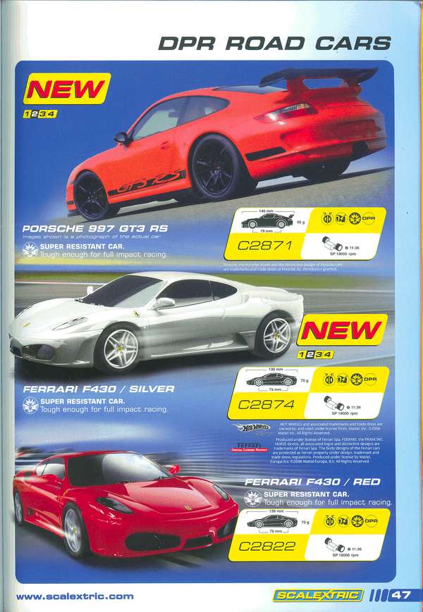Scalextric Catalogue 2008 page 51