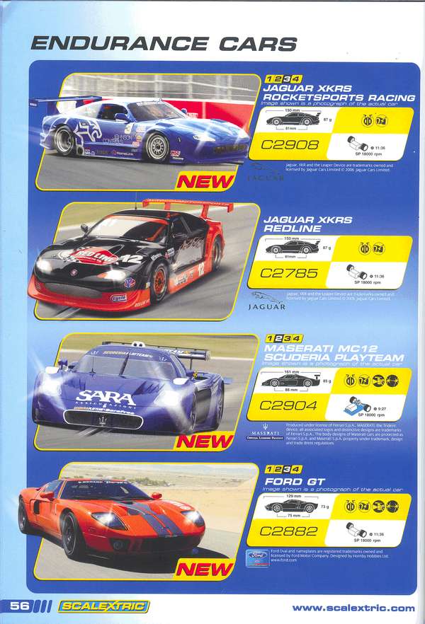 Scalextric Catalogue 2008 page 60