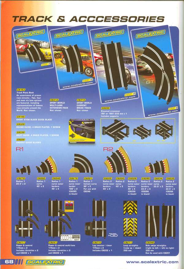 Scalextric Catalogue 2008 page 72