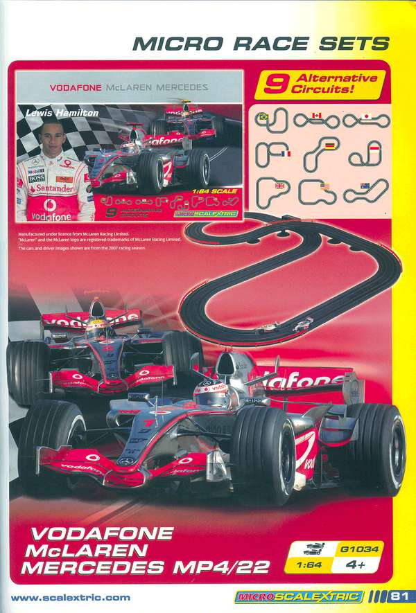 Scalextric Catalogue 2008 page 85