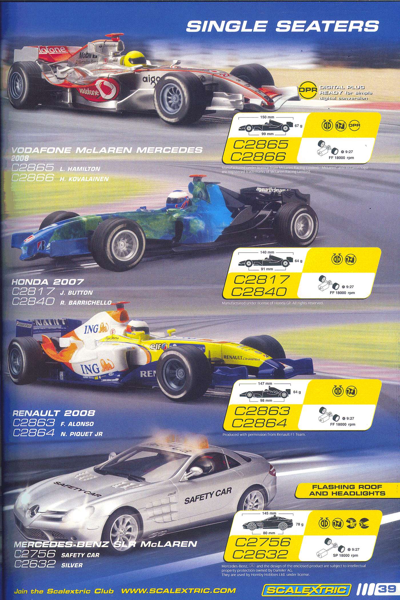 Scalextric Catalogue 2009 page 41