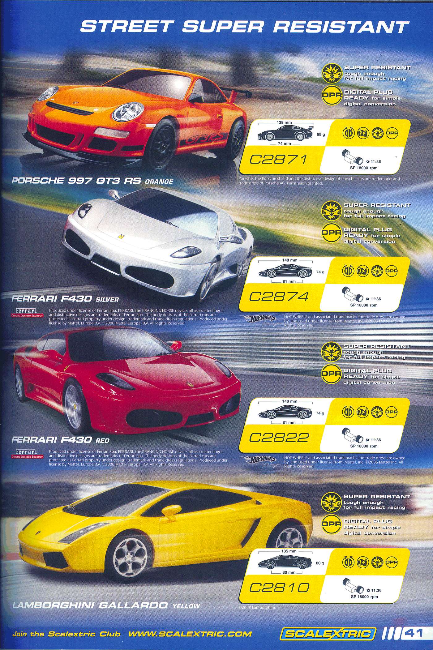 Scalextric Catalogue 2009 page 43