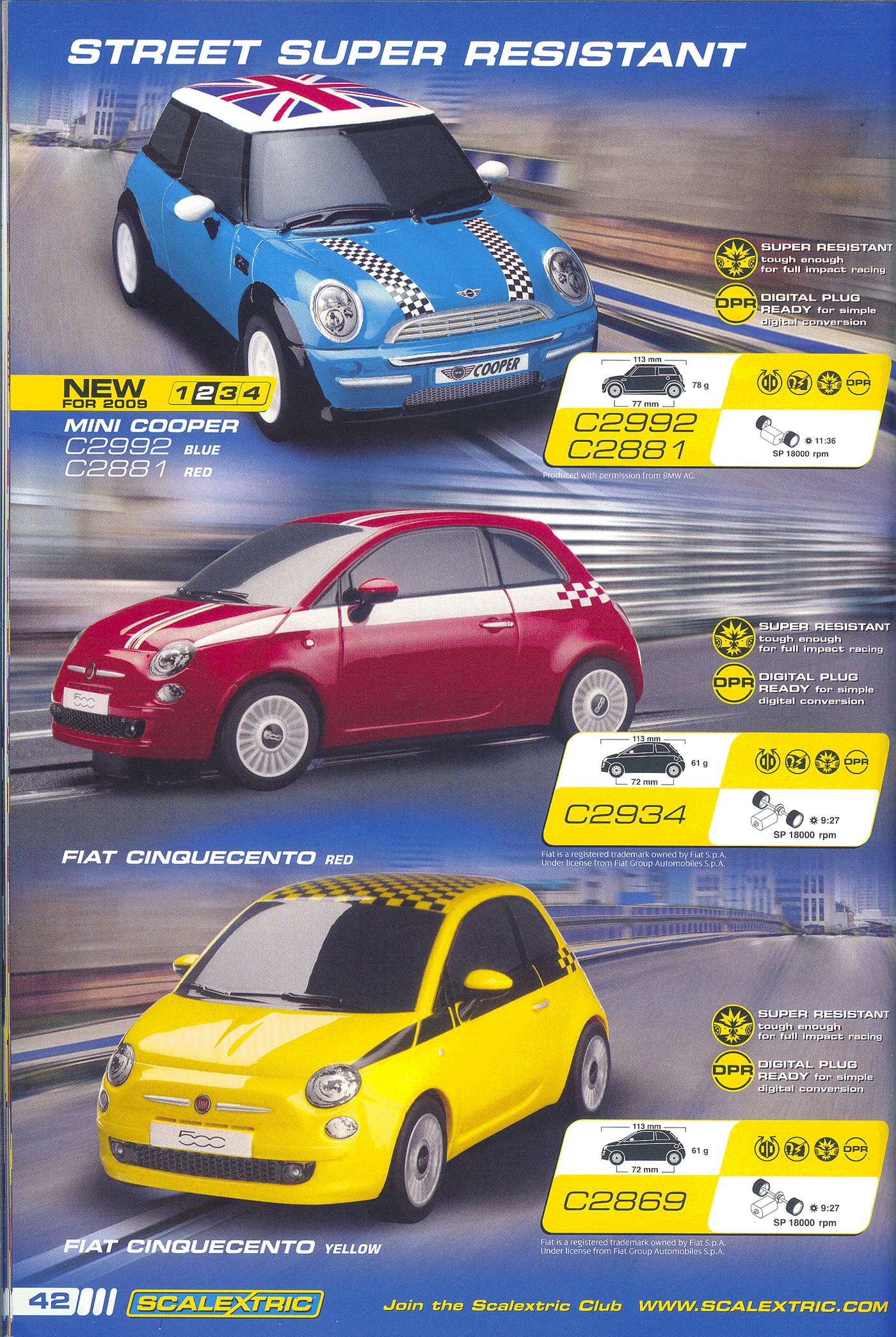 Scalextric Catalogue 2009 page 44