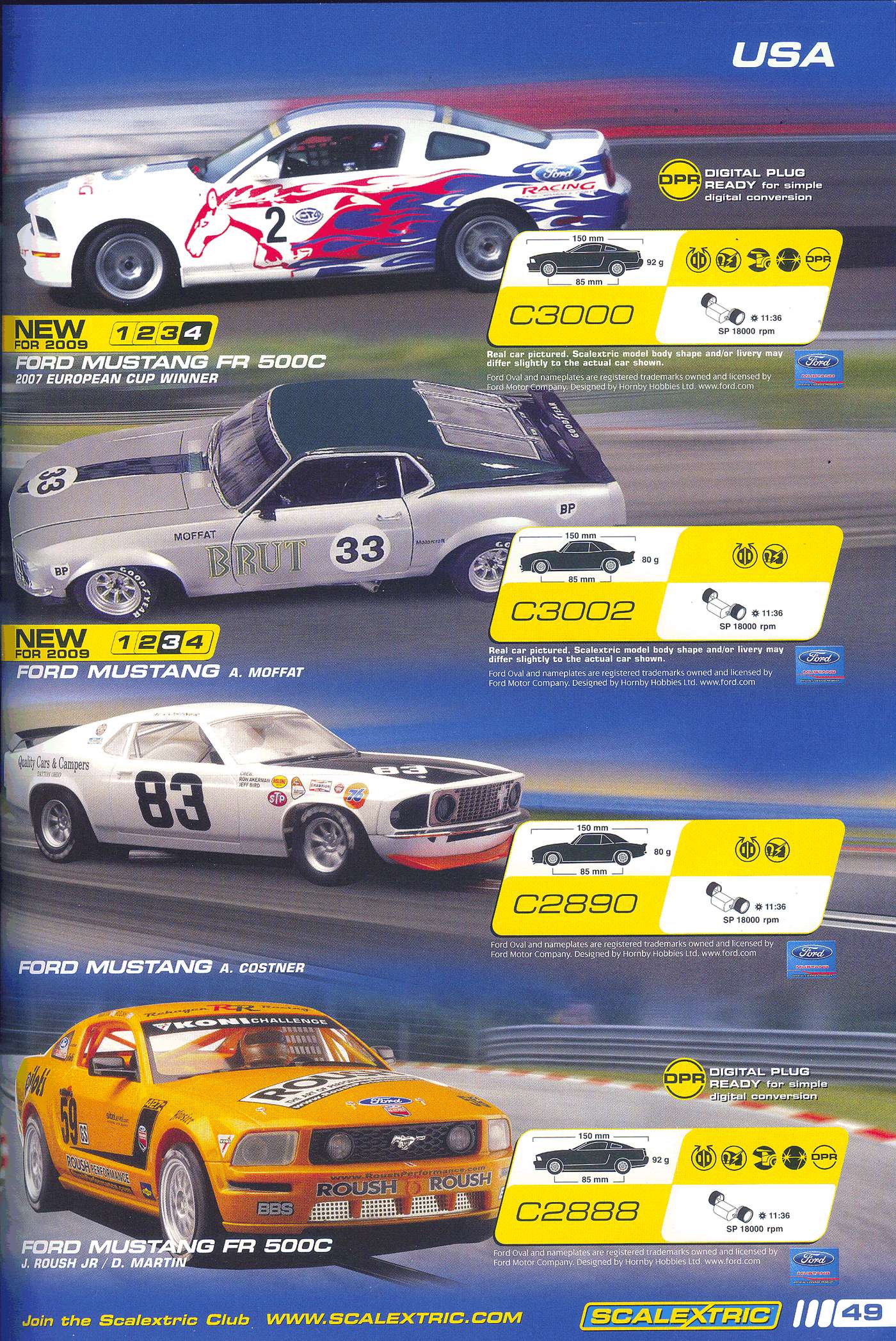 Scalextric Catalogue 2009 page 51