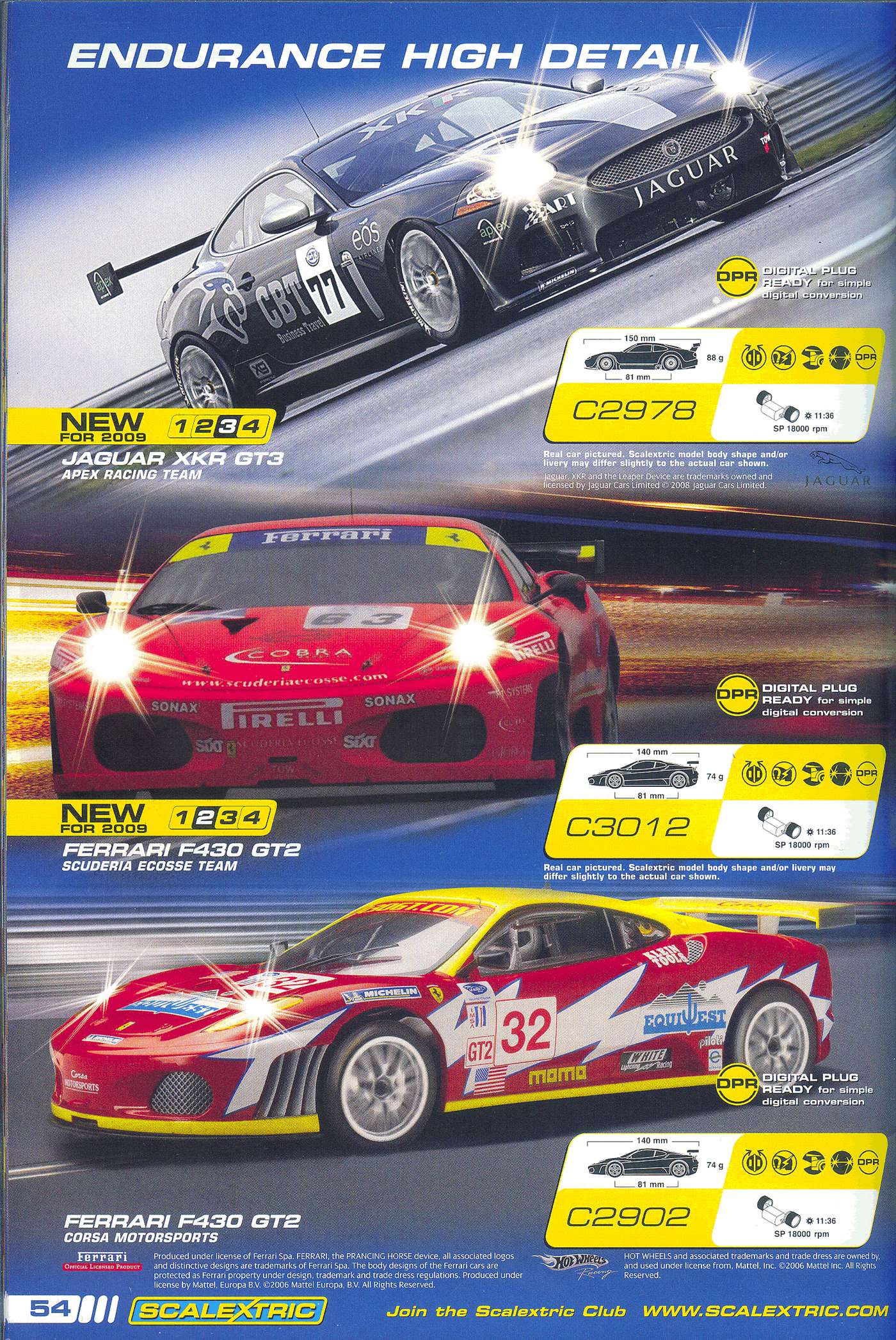 Scalextric Catalogue 2009 page 56