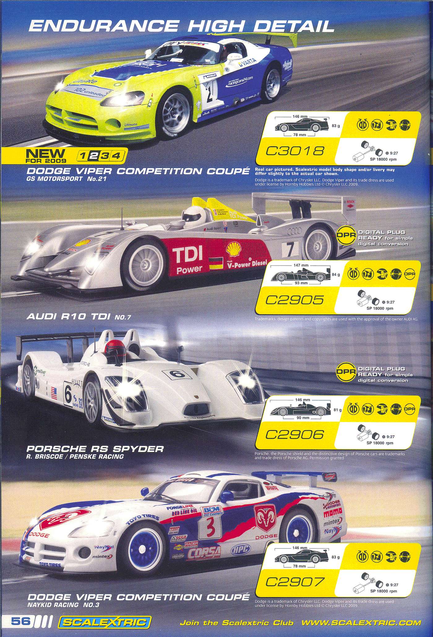 Scalextric Catalogue 2009 page 15