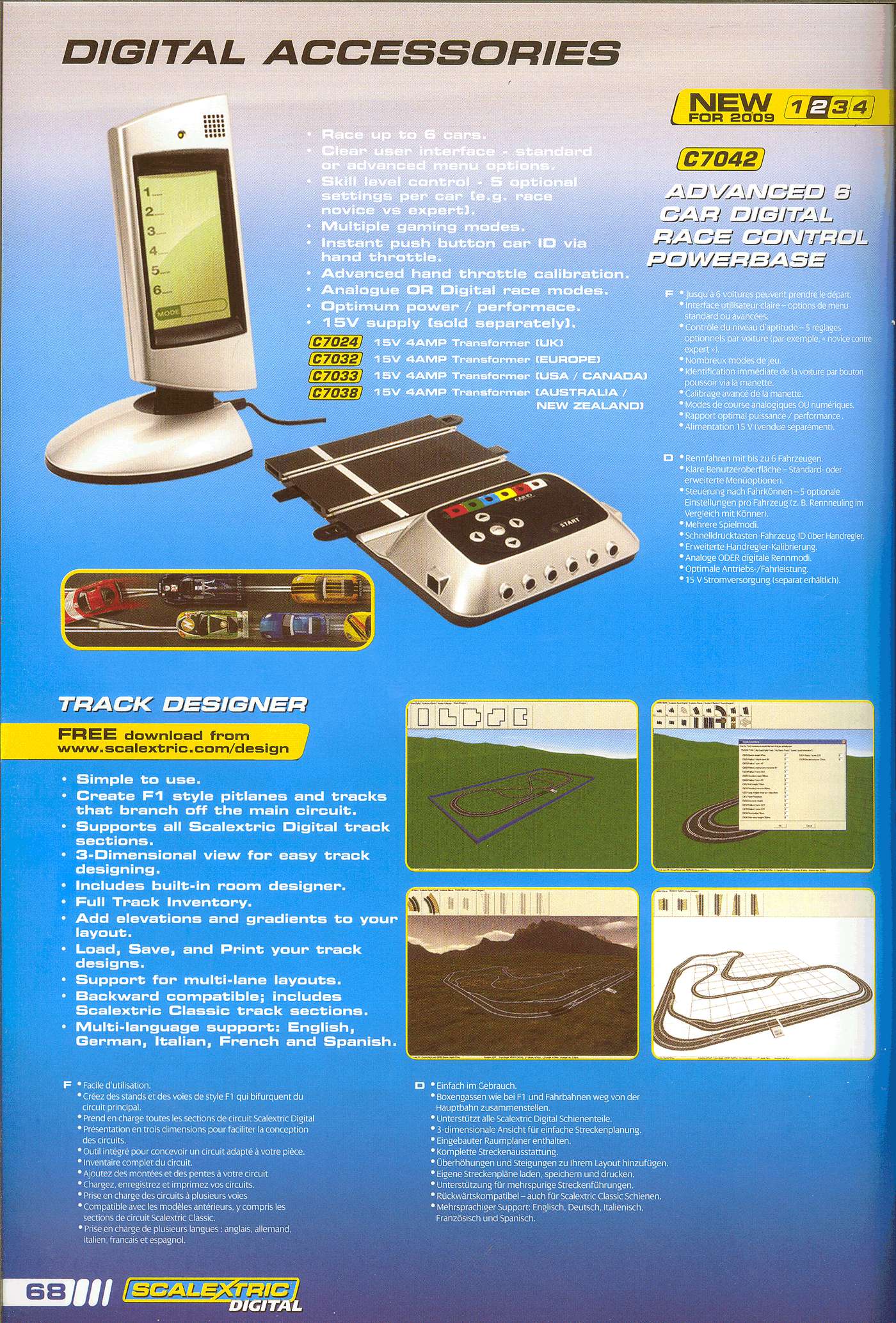 Scalextric Catalogue 2009 page 70