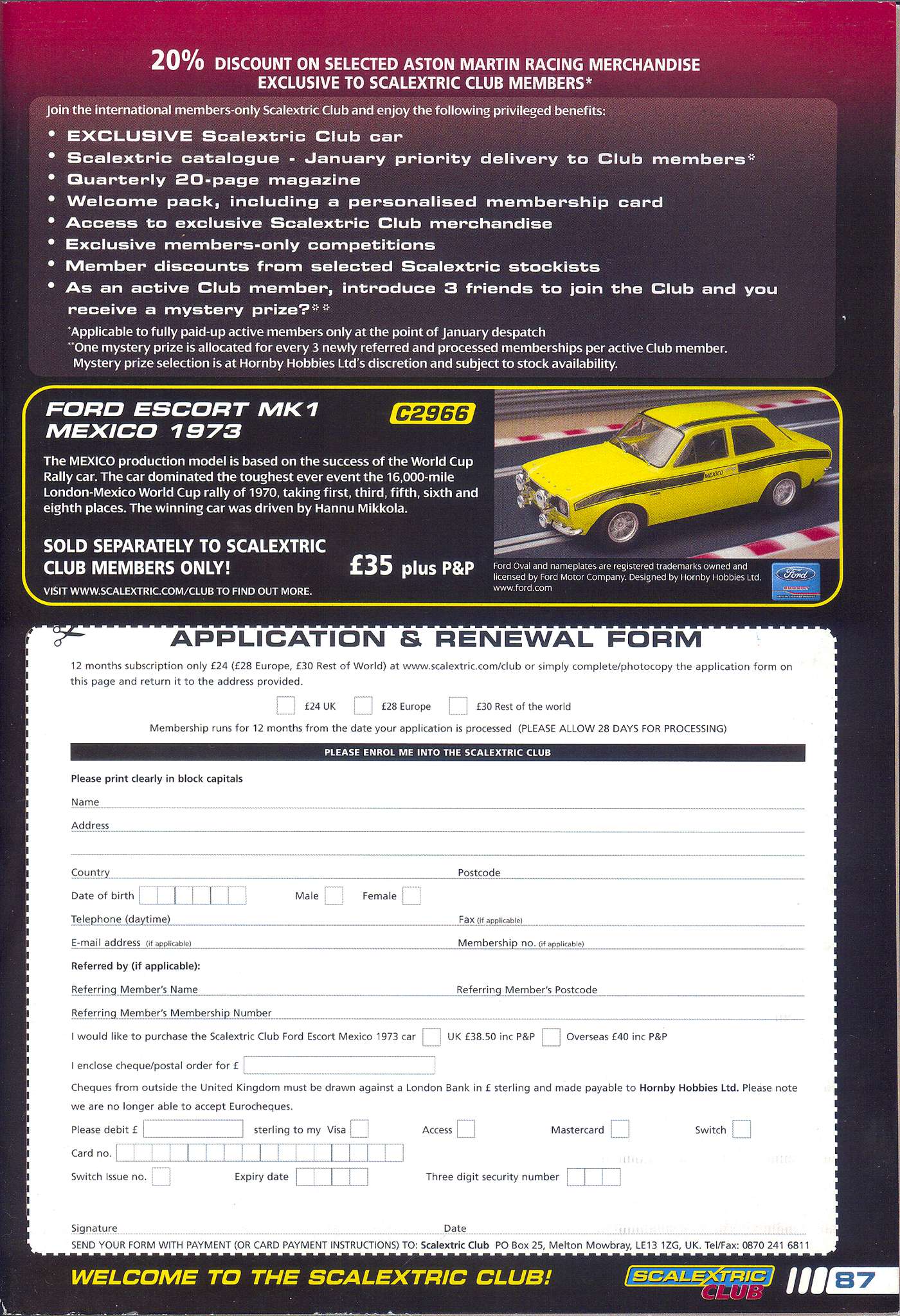 Scalextric Catalogue 2009 page 89