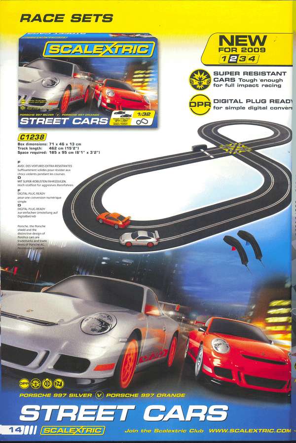 Scalextric Catalogue 2009 page 16
