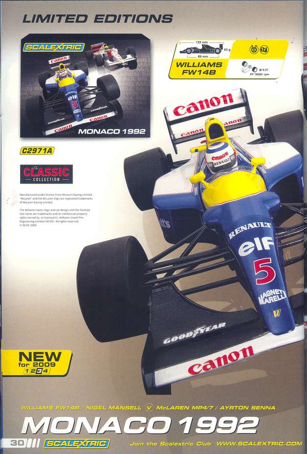 Scalextric Catalogue 2009 page 32
