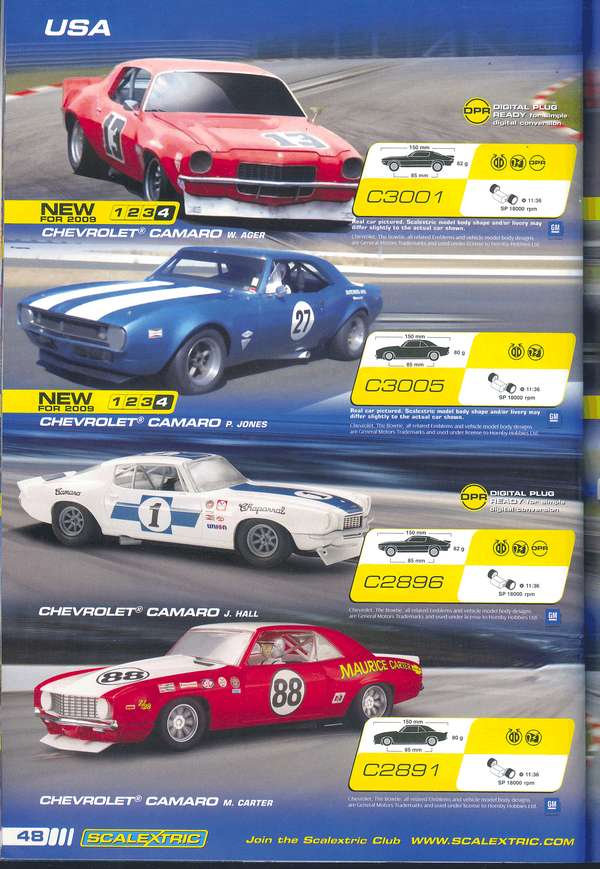 Scalextric Catalogue 2009 page 50