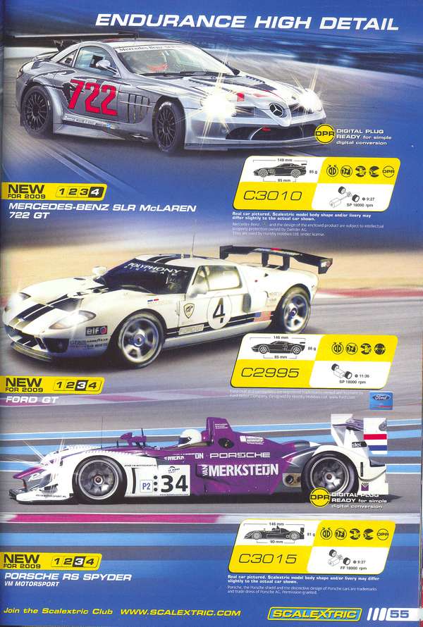 Scalextric Catalogue 2009 page 57