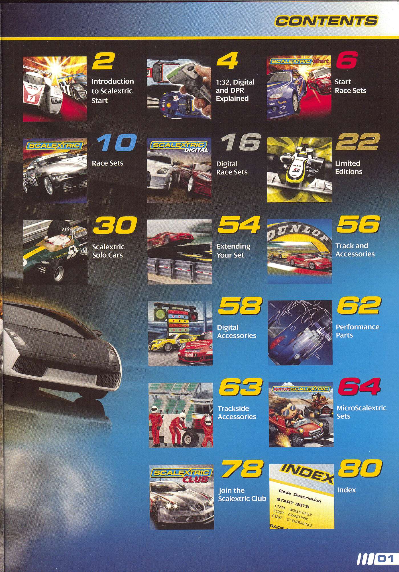 Scalextric Catalogue 2010 page 3