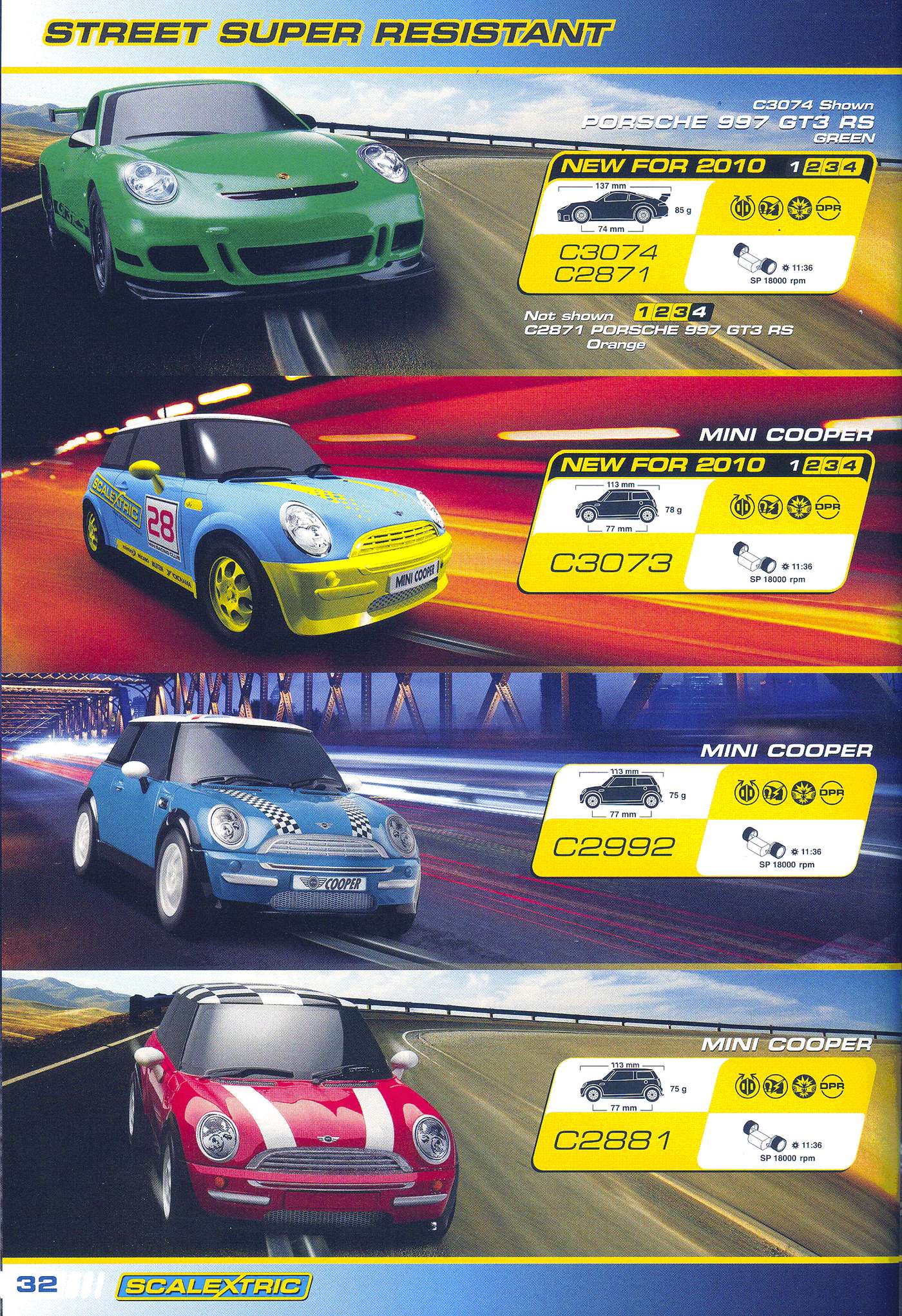 Scalextric Catalogue 2010 page 34